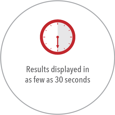 Masimo - Rad-67 Results displayed in as few as 30 seconds