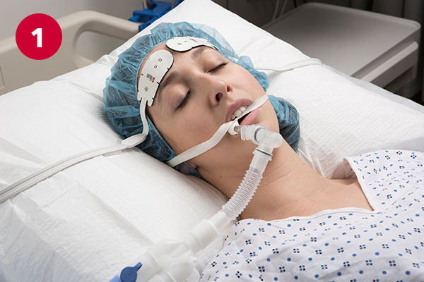 Masimo - Apply O3 Sensors to the forehead 